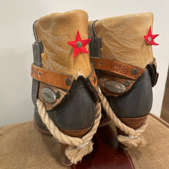 Vintage CUSTOM by Old Smokey Boots Frye Cowboy Boots! - Picture 6 of 12